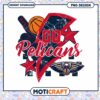 Go Pelicans Basketball Fan Art PNG Digital Download Design 1 Go Pelicans Basketball Fan Art PNG Digital Download Design