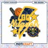 Go Nuggets Basketball PNG Design Instant Download Art 2 Go Nuggets Basketball PNG Design Instant Download Art