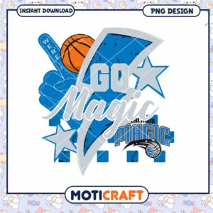 Go Magic Basketball PNG Design for Fans and Apparel