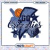 Go Grizzlies PNG Sublimation Design 2 Go Grizzlies PNG Sublimation Design