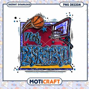 Girls Basketball PNG Design Instant Download