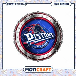 Detroit Pistons PNG Logo Design