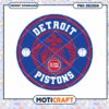 Detroit Pistons PNG Sublimation Design