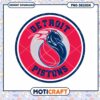 Detroit Pistons Logo PNG Design Instant Download Art