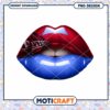 Detroit Pistons Lip Art PNG Design for Instant Download
