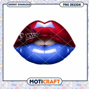 Detroit Pistons Lip Art PNG Design for Instant Download