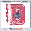 Detroit Pistons Glitter PNG Sublimation Design