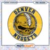 Denver Nuggets Skull PNG Design 2 Denver Nuggets Skull PNG Design