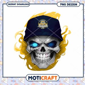 Denver Nuggets Skull PNG Design for Instant Download