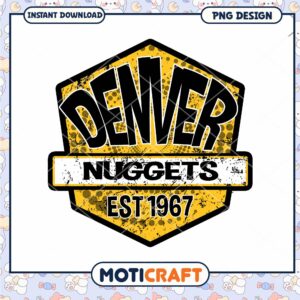 Denver Nuggets PNG Logo 1967 Design