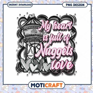 Denver Nuggets Love PNG Design