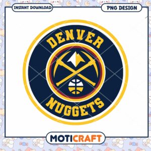 Denver Nuggets Logo PNG Instant Download for Fans and Crafts