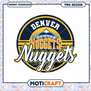 Denver Nuggets Logo PNG Instant Download for Sports Fans