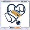 Denver Nuggets Heartbeat PNG Design for Sports Fans 1 Denver Nuggets Heartbeat PNG Design for Sports Fans