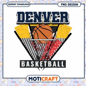 Denver Basketball PNG Design Download
