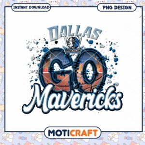 Dallas Mavericks PNG Sublimation Design