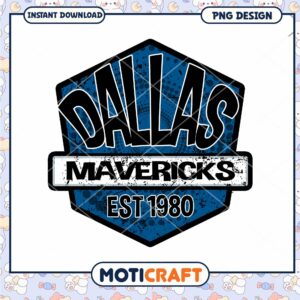 Dallas Mavericks PNG Logo 1980 Design