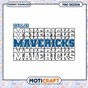 Dallas Mavericks PNG Design Instant Download Artwork