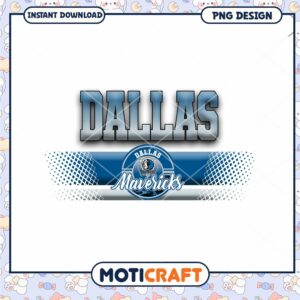 Dallas Mavericks PNG Design Instant Download