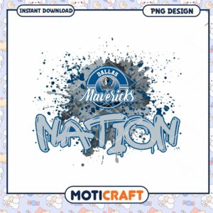 Dallas Mavericks Nation PNG Design