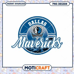 Dallas Mavericks Logo PNG Graphic Instant Download Design