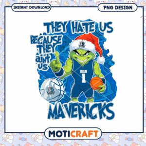Dallas Mavericks Cheerful Christmas Graphic PNG Download