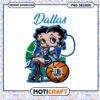 Dallas Mavericks Betty Boop PNG Design