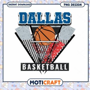 Dallas Basketball PNG Design Download