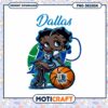 Dallas Basketball PNG Design Cute Character Downloadable Art