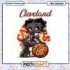 Cleveland Basketball Girl PNG Instant Download Design Art 2 Cleveland Basketball Girl PNG Instant Download Design Art