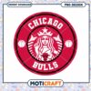 Chicago Bulls Starbucks PNG Design