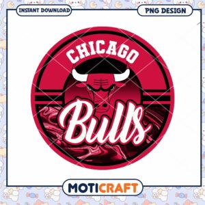 Chicago Bulls Logo PNG Instant Download Graphic Design