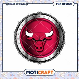 Chicago Bulls Logo PNG Design Download
