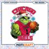 Chicago Bulls Grinch Basketball PNG Design Instant Download
