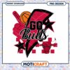 Chicago Bulls Go Bulls Basketball PNG Design for Fans