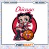 Chicago Bulls Betty Boop PNG Design 2 Chicago Bulls Betty Boop PNG Design