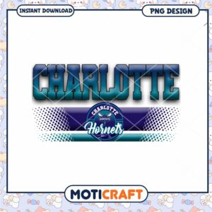 Charlotte Hornets PNG Design Instant Download