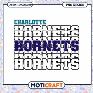 Charlotte Hornets PNG Design