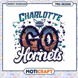 Charlotte Hornets Go PNG Sublimation