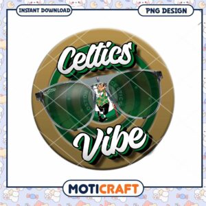 Celtics Vibe PNG Design Instant Download