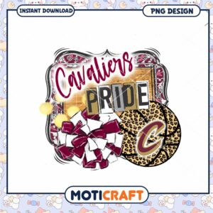 Cavaliers Pride PNG Sublimation Design