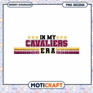 Cavaliers Era PNG Design for Instant Download and Use