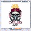 Cavaliers Fan Skull PNG Design