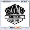 Brooklyn Nets Vintage Design PNG Instant Download 1967