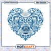 Dallas Mavericks Heart PNG Design