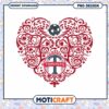 Toronto FC Heart Soccer PNG Design