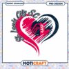 St Louis City SC Heart Design Instant Download PNG Art