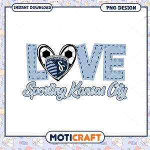 Sporting KC Love PNG Design