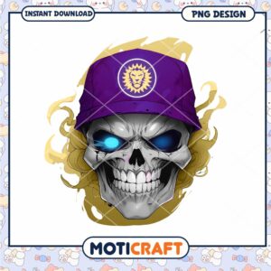 Skull Lion Hat PNG Design