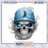 Skull in Hat PNG Design Instant Download